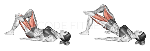 Глутеус мост с един крак