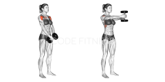 Single Dumbbell Front Raise