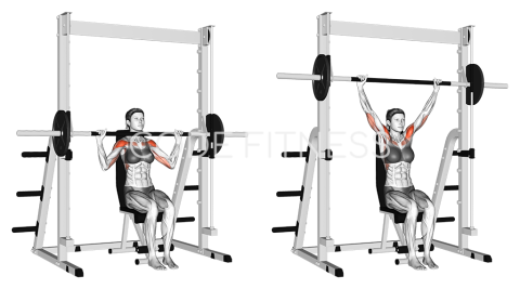 Smith Seated Shoulder Press