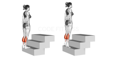 Standing Calf Raise (on a staircase)