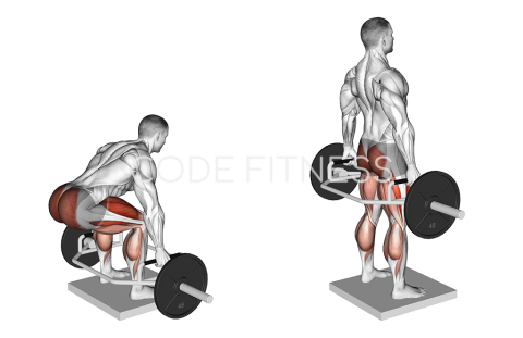 Trap Bar Deadlift from Deficit