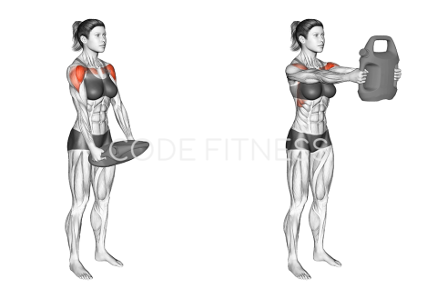 Bottle Weighted Front Raise